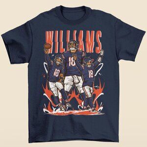NEW Caleb Williams Cartoon Style Chicago Football T-Shirt